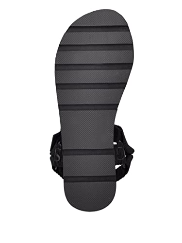 Guess Women's Avin Sandal, Black, 9 - Image 5