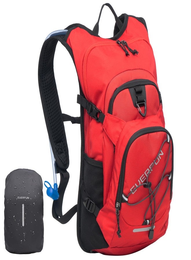 إيفر فن حقيبة ظهر للترطيب من إيفر فن مزودة بكيس ماء سعة 3 لترات وغطاء للمطر، حقيبة ظهر للترطيب بسعة 18 لترًا مناسبة للرجال والنساء، حقيبة ترطيب معزولة وخفيفة الوزن للاستخدام اليومي مع مساحة تخزين للمشي لمسافات طويلة وركوب الدراجات والجري والتزلج. - Image 1