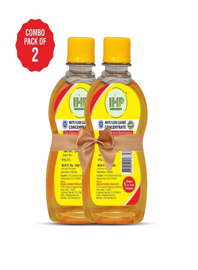 IHP White Floor Cleaner Phenyl Concentrate for Cleaning & Mopping of Floors, Tiles & Washrooms | Makes 5 Liter White Floor Cleaner on Dilution With Water | Clean & Disinfects Floors (Combo Of 2) - Image 2