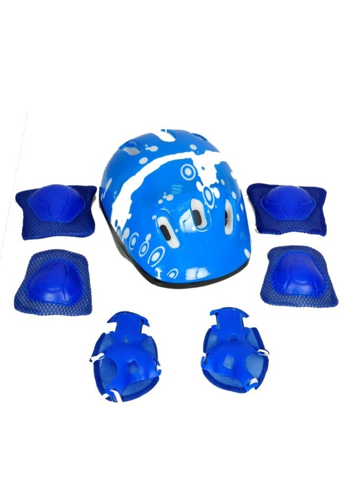 7-Piece Scooter Skate Roller Cycling Knee Elbow Pad Set - Image 2