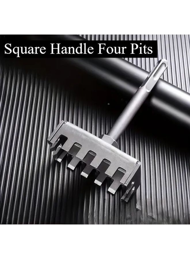 Type 86 Base Box Square Hole Punch Tool Carbon Steel Blade Non Slip Grip Dual Use Electrician Installation Home Repair - Image 4