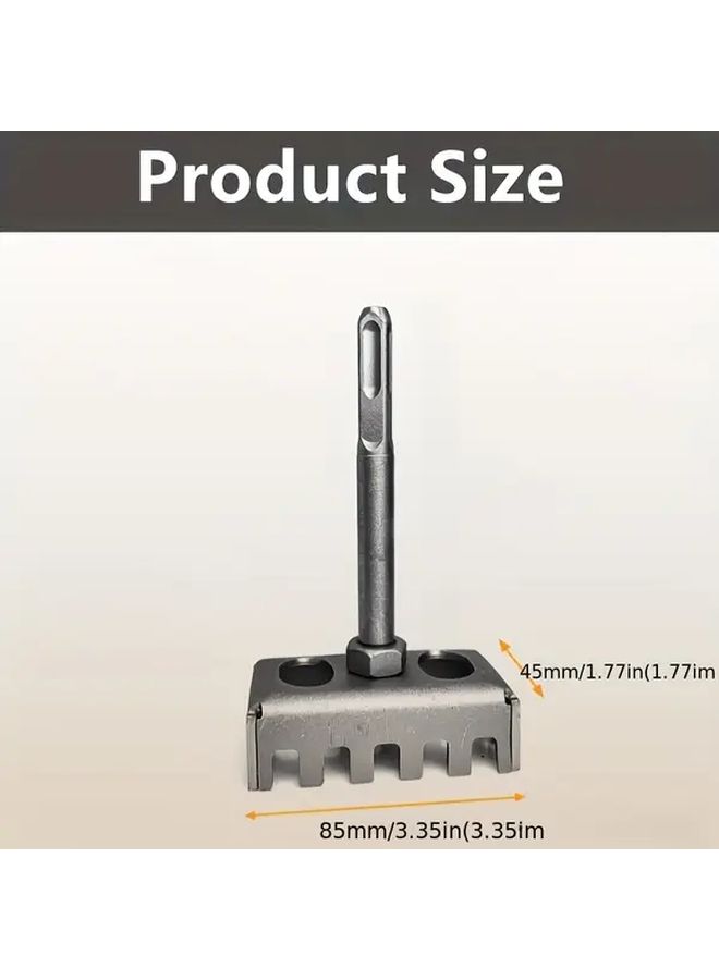Type 86 Base Box Square Hole Punch Tool Carbon Steel Blade Non Slip Grip Dual Use Electrician Installation Home Repair - Image 2