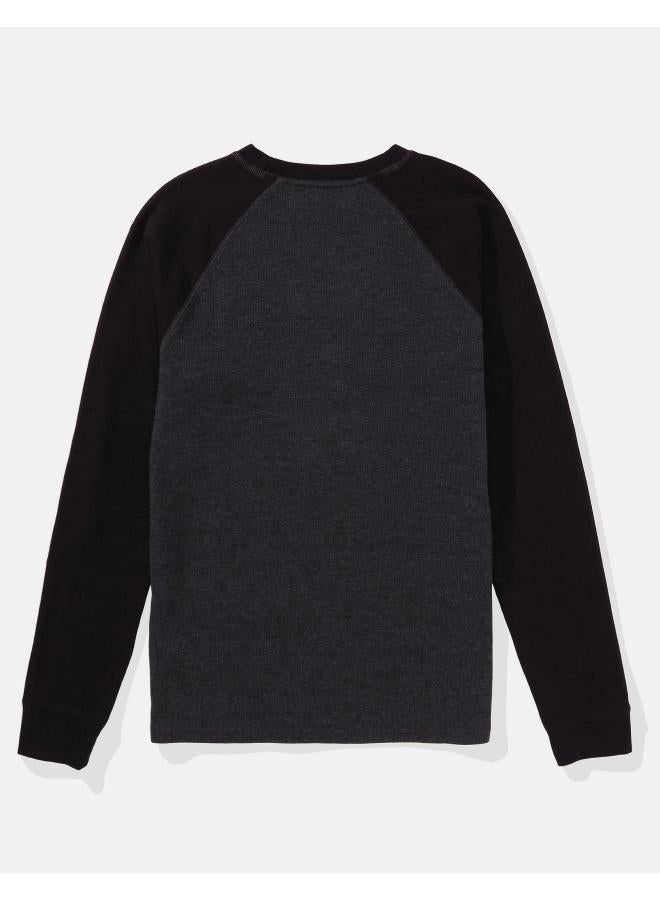 American Eagle Graphic Print Thermal T-Shirt - Image 2