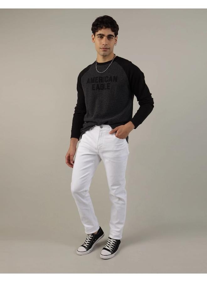 American Eagle Graphic Print Thermal T-Shirt - Image 1