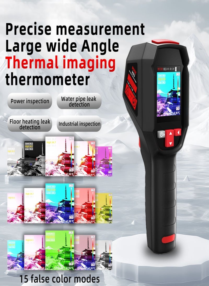 BSIDE HX3 Thermal Imaging Camera High Resolution 240 x 240 Handheld Thermal Camera with 15 Colour Palettes Infrared Thermal Camera 25Hz Refresh Rate -20~550℃（-4~1022°F） for Water Leaks HVAC Car Electronics - Image 2