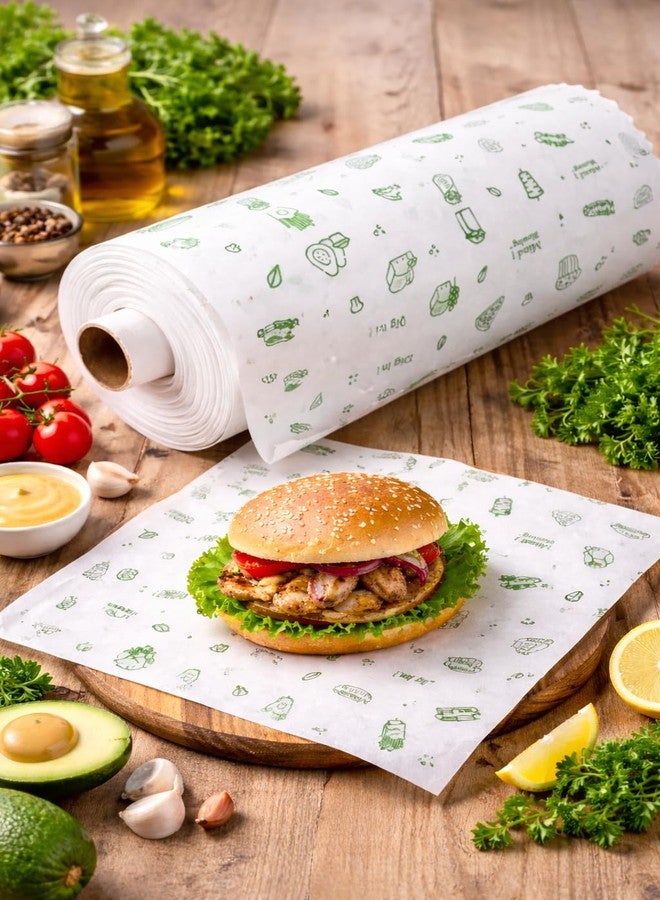DITYAM wrap لفة ورق تغليف طعام فاخرة (25 متر + 25 متر) - ورق زبدة غير لاصق صديق للبيئة للخبز والطبخ وتخزين الطعام (عبوة من قطعتين) - Image 3