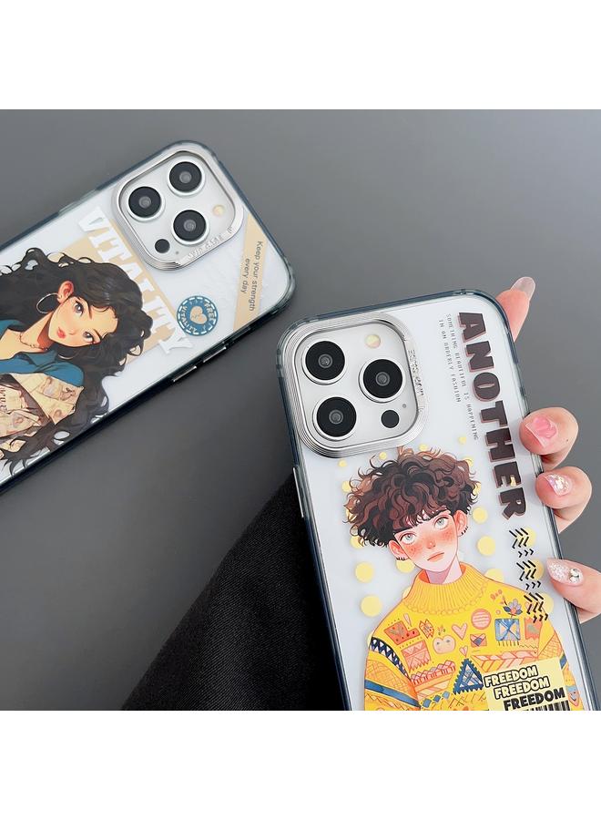 Zaboon Case For iPhone 12 Pro Max Engraved Colorful Cartoon Phone Case - Image 4