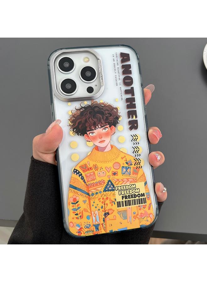 Zaboon Case For iPhone 12 Pro Max Engraved Colorful Cartoon Phone Case - Image 1