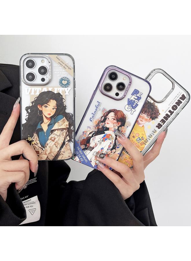 Zaboon Case For iPhone 12 Pro Max Engraved Colorful Cartoon Phone Case - Image 2