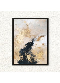 Art Decor Art Decor Framed Canvas Wall Art of Gold Abstract Art Modern Artwork with Gold Accents 2-Way Print Wall Decor for Living Room Bedroom Office and Gifting  - Image 1