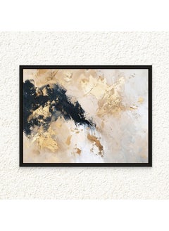 Art Decor Art Decor Framed Canvas Wall Art of Gold Abstract Art Modern Artwork with Gold Accents 2-Way Print Wall Decor for Living Room Bedroom Office and Gifting  - Image 4
