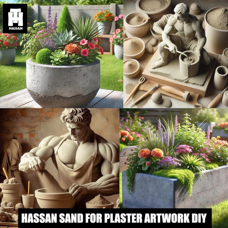 Hassan Sand for plaster with Mason Trowel - Ideal for DIY Projects - Image 2