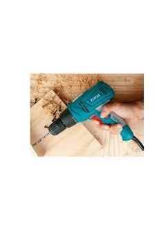 TOTAL Total Electric Drill 280W, 10mm Keyless Chuck, 0-750rpm, 20+1 Torque Settings, 4M Cable, Ideal for Drilling Wood, Metal & Plastic – TD502106  - Image 5