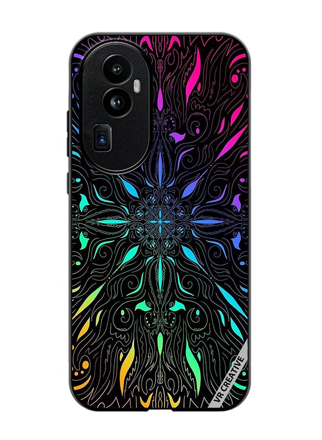 VR CREATIVE Protective Case Cover For Oppo Reno 10 Pro Plus Mandala Design Multicolour - Image 1