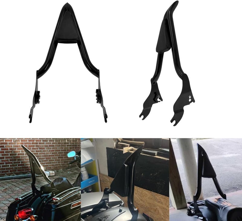 HDBUBALUS Motorcycle Sissy Bar Backrest for Harley Touring Models - Image 2