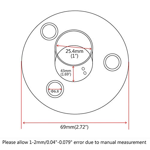 NRC&XRC Heavy Dudy 316SS Marine Boat Hand Rail Fittings 90 Degree Round Base for 1''OD Tube - Image 2