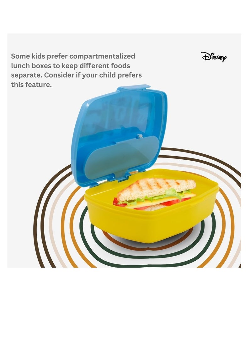 STOR FUNNY SANDWICH BOX WITHCUTLERY MICKEY MOUSE FUN-TASTIC - Image 3