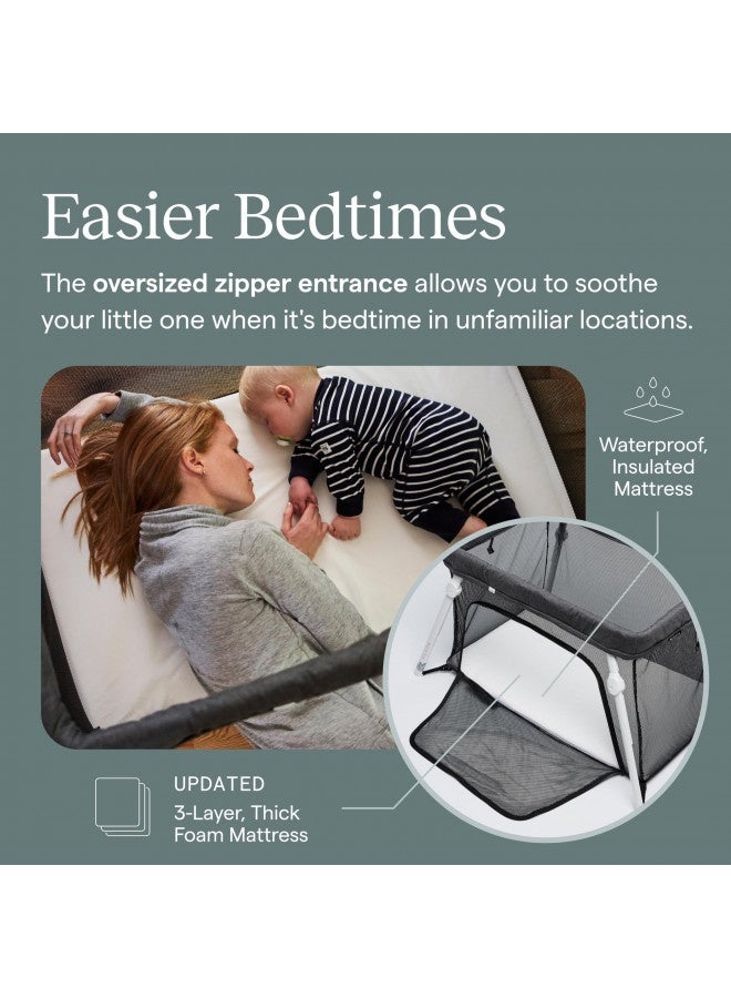 Guava Family Guava Lotus Travel Crib With Lightweight Backpack Design | Certified Baby Safe Portable Crib | Folding Play Yard With Comfy Mattress | Portable Playpen For Babies And Toddlers | Compact Baby Travel B - Image 5