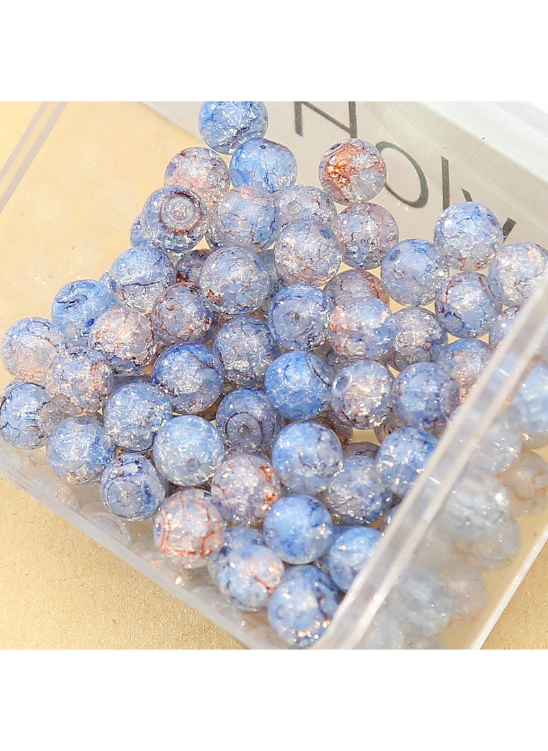 Generic - 10mm Agate Bead Charms DIY Jewelry Accessories Tangerine - Image 1