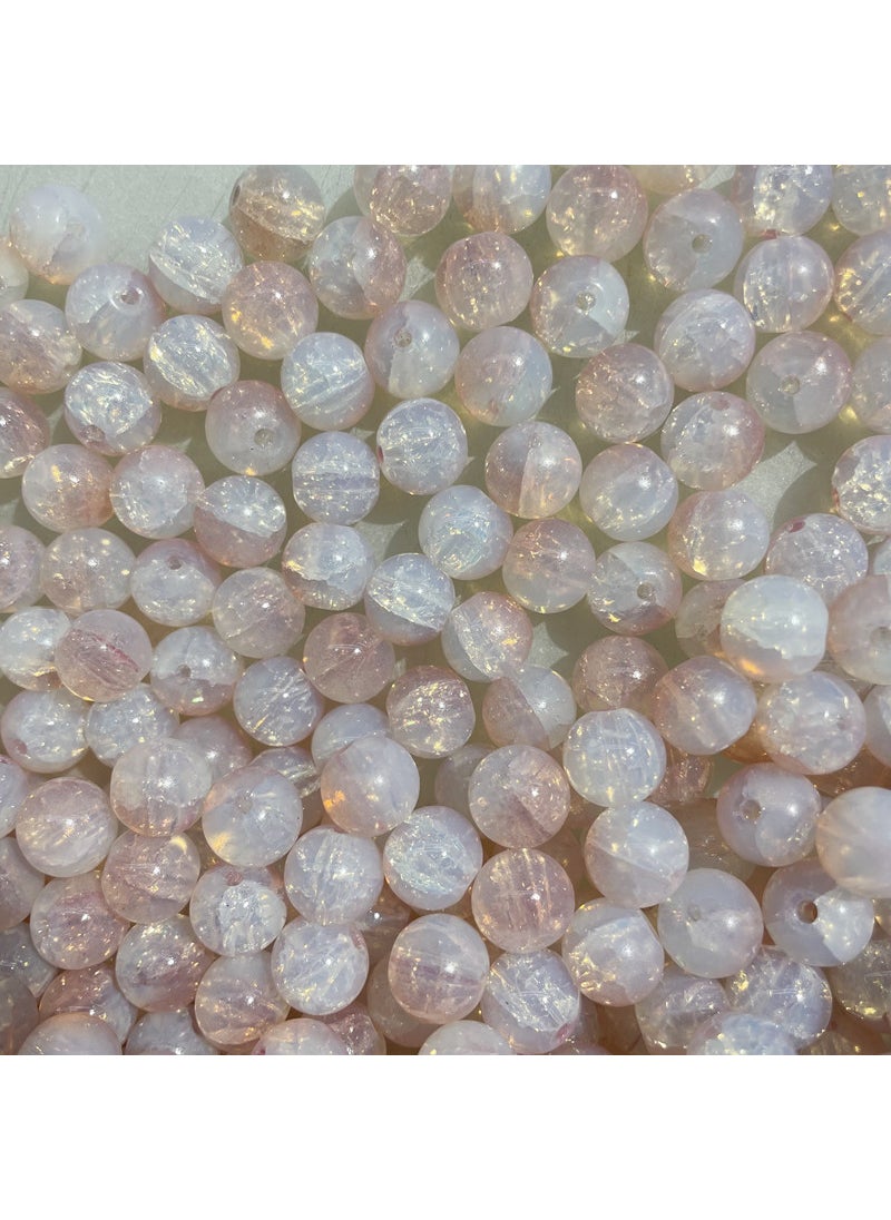 Generic - 10mm Agate Bead Charms DIY Jewelry Accessories Tangerine - Image 1