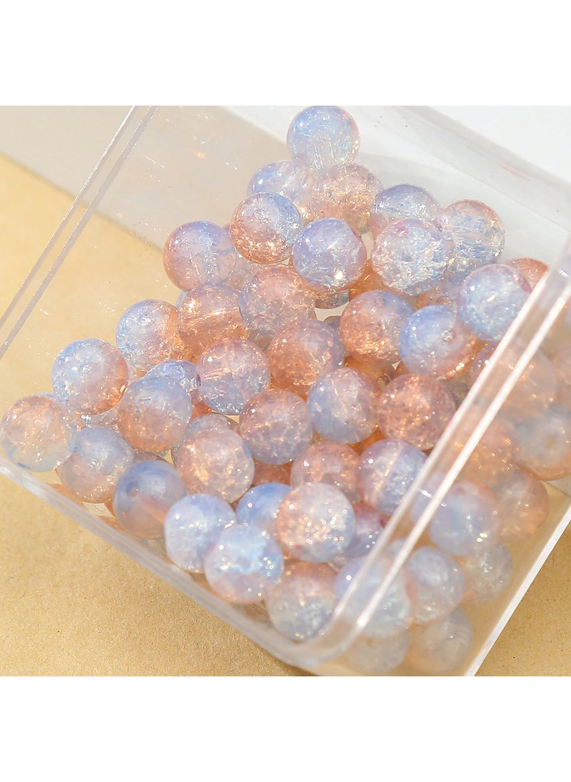Generic - 10mm Agate Bead Charms DIY Jewelry Accessories Tangerine - Image 1