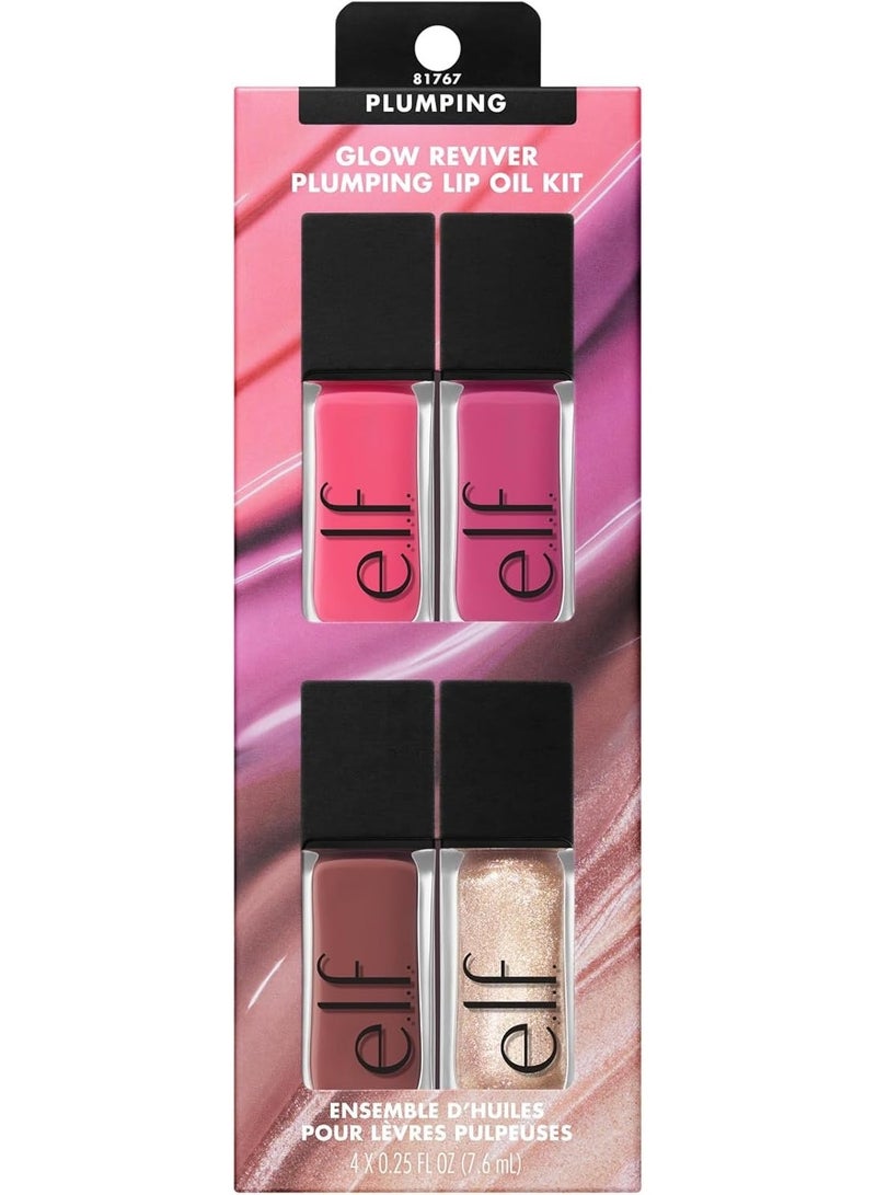 إلف مجموعة زيت الشفاه المنعش والمكثف من جلو ريفايفر - Image 1