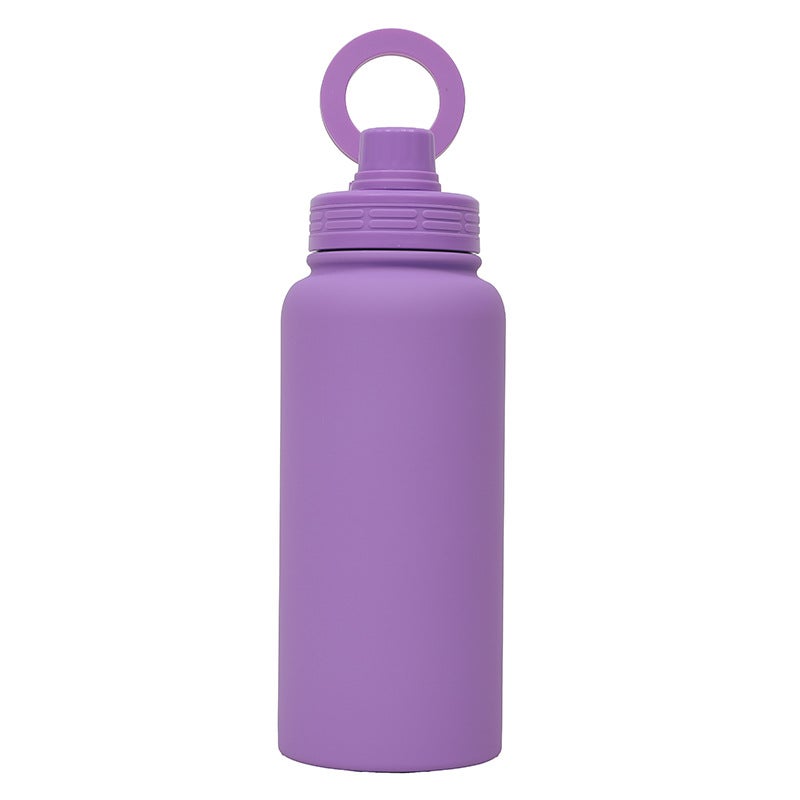 Stainless Steel Thermos Cup Space Flask Magnetic Phone Holder Lid Outdoor Sports Water Bottle Cup Sealed Gift Box - Image 1