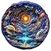 AEEKDOOK Wooden Puzzles for Adults Colorful Space Wood Puzzles Adult Unique Animal Shape Wooden Jigsaw Puzzles for Adults Birthday Gifts for Puzzle Lovers Family 114 113in200 Pieces - Image 2
