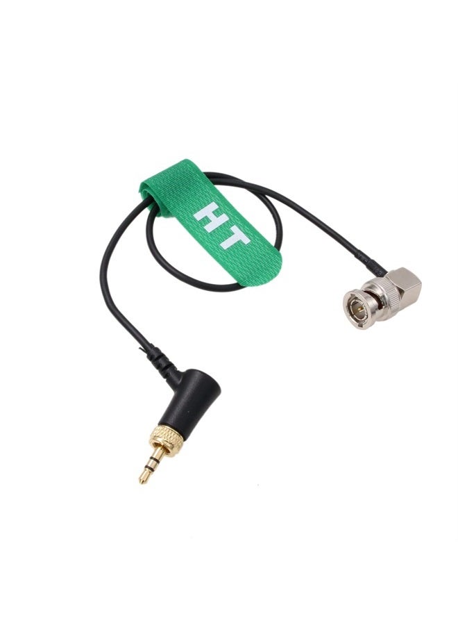 HangTon Locking 3.5mm TRS BNC Timecode for Deity TC-1 to Sony F55 FX9 Canon C300 C500 Amira URSA Mini Pro Camera - Image 1