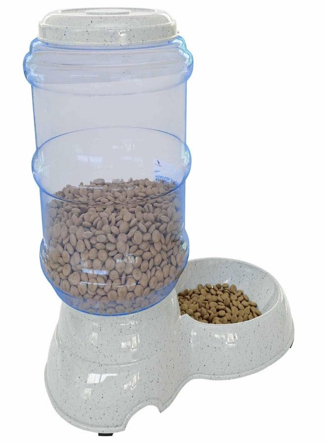 MITVIK 3.8L Automatic Pet Food Dispenser - Gravity Cat & Dog Feeder with Large Capacity, Self-Dispensing Feeding Bowl for Dry Food - Image 1