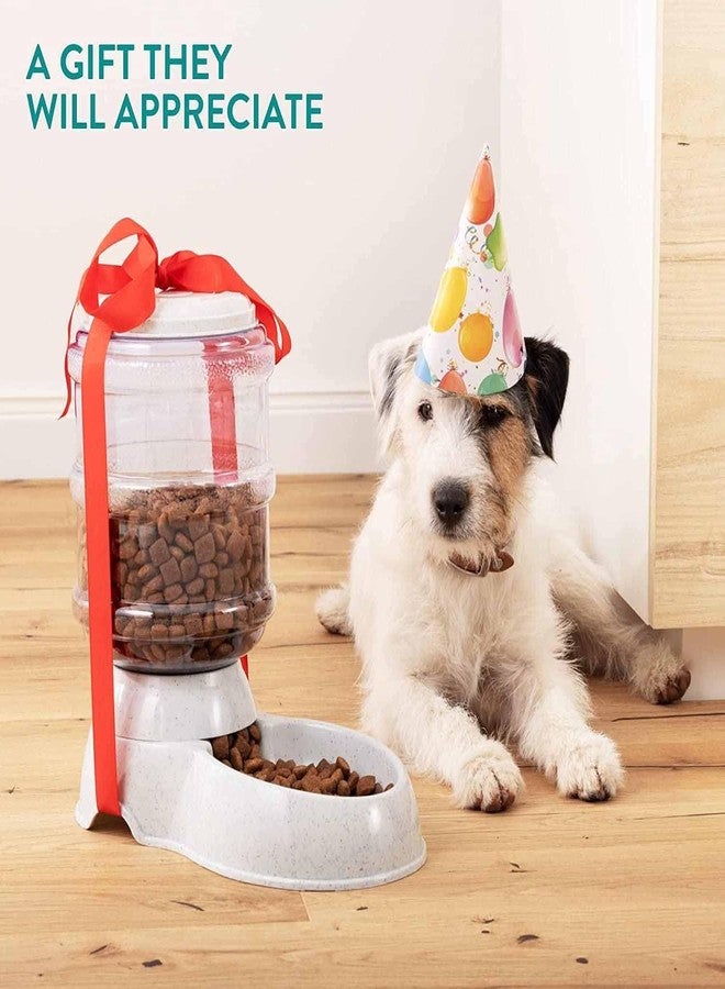MITVIK 3.8L Automatic Pet Food Dispenser - Gravity Cat & Dog Feeder with Large Capacity, Self-Dispensing Feeding Bowl for Dry Food - Image 5