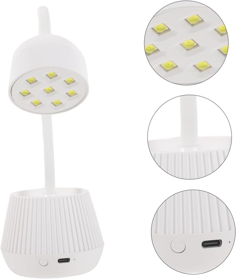 OUNONA LED Nail with Flexible Gooseneck Nail Light for Quick Drying Gel Nails for Home and Salon Use Fashionable Design Eye Safe Technology - Image 5