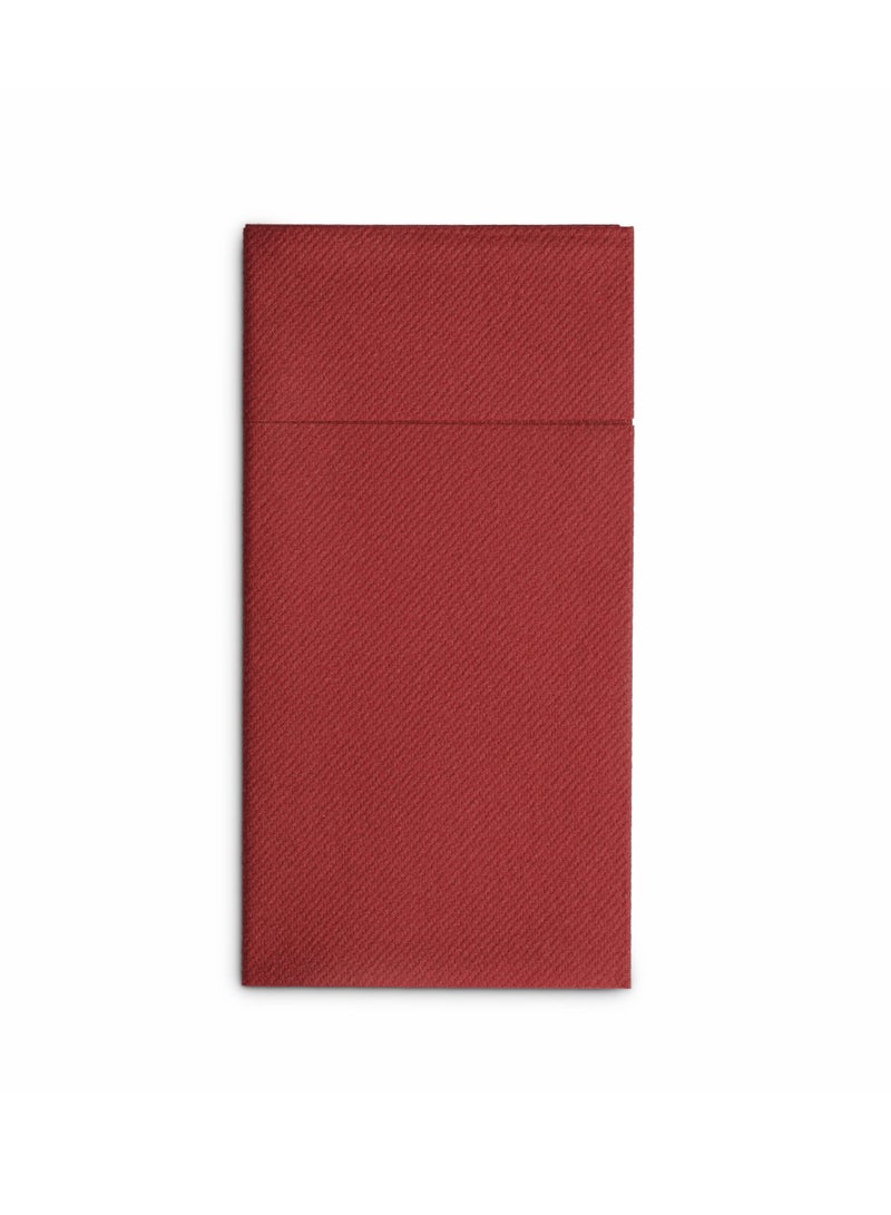 عام يمكن التخلص منها منديل الغبار ، المدمج في كيس أدوات المائدة ، قبل مطوية من القماش على شكل منديل لحفلات الزفاف أو الأطراف - Image 4