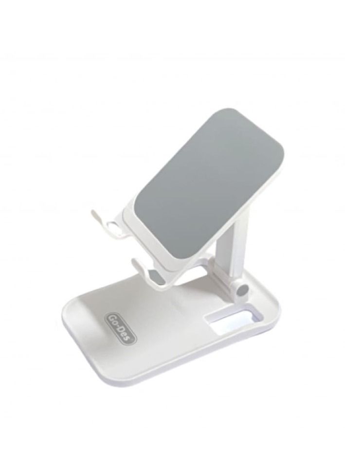 Go-Des GD-HD707 Desktop Lazy Bracket  Phone Holder White - Image 1