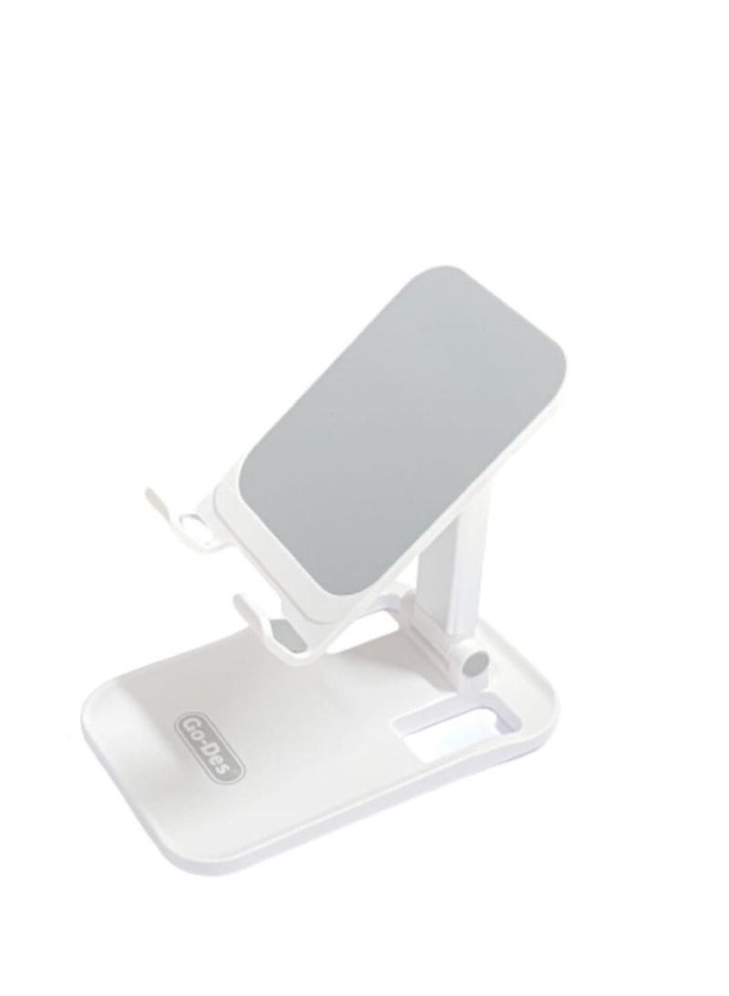 Go-Des GD-HD707 Desktop Lazy Bracket  Phone Holder White - Image 3