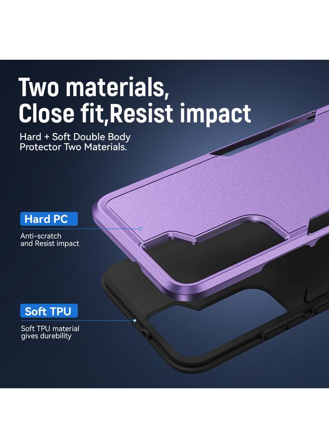 اس-توب جراب لهاتف Samsung Galaxy S22 5G Pioneer Armor مصنوع من مادة البولي يوريثين الحراري المتينة + جراب هاتف TPU - Image 3