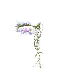 Boho Wedding Floral Crown Woodland Fairy Crown Flower Girl Rose Crown Hair Wreath With Tail Dfs28 (Lavender) - pzsku/ZED4589DD12D79D552B75Z/45/_/1696664468/27f170ca-fa92-4ccb-840f-7d88be6c0c6b