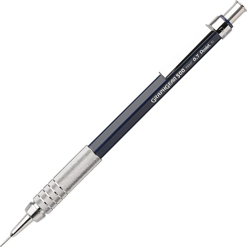 Pentel GraphGear 500 Mechanical Drafting Pencil, (0.7mm), Medium Line, Blue Barrel (PG527C) - Image 5