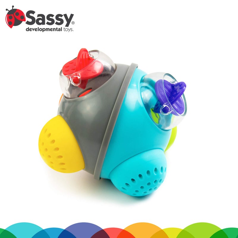 Sassy Rain Shower Bath Ball STEM Bath Toy, 6+ Months - Image 2