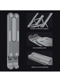 Bonita Laptop Stand Adjustable Aluminum Foldable Stand, Heat Dissipation Portable Laptop Holder  - Image 5