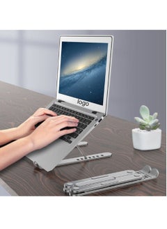 Bonita Laptop Stand Adjustable Aluminum Foldable Stand, Heat Dissipation Portable Laptop Holder  - Image 4