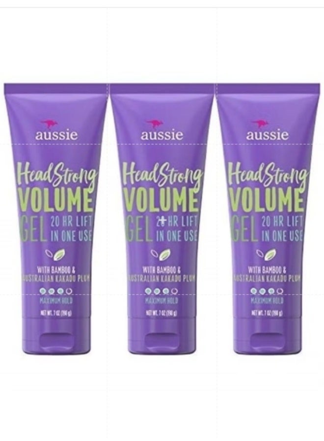 Hair Gel 7 fl oz, Triple Pack