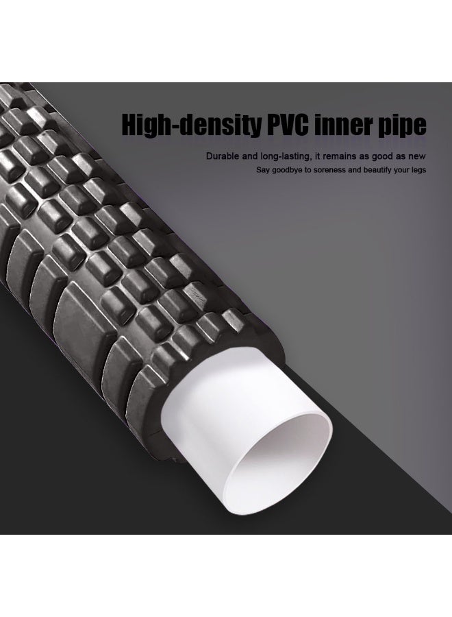 أسطوانة إسفنجية للتمارين الرياضية واليوجا وتمارين اللياقة البدنية باللون الأسود - Image 5