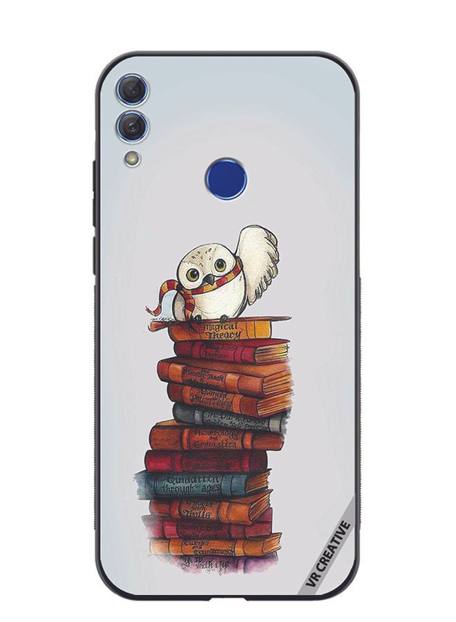 Protective Case Cover For Honor 10 Lite Hogwards Owl Design Multicolour