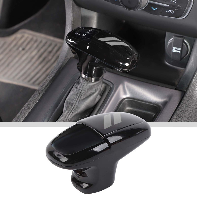 JWWY Gear Shift Shifter Knobs Gear Selector Gear Lever Gearstick Knob Cover Trim for 20152025 Dodge Challenger Charger 20182025 Durango Interior Accessories Gery Carbon Fiber 3pcs