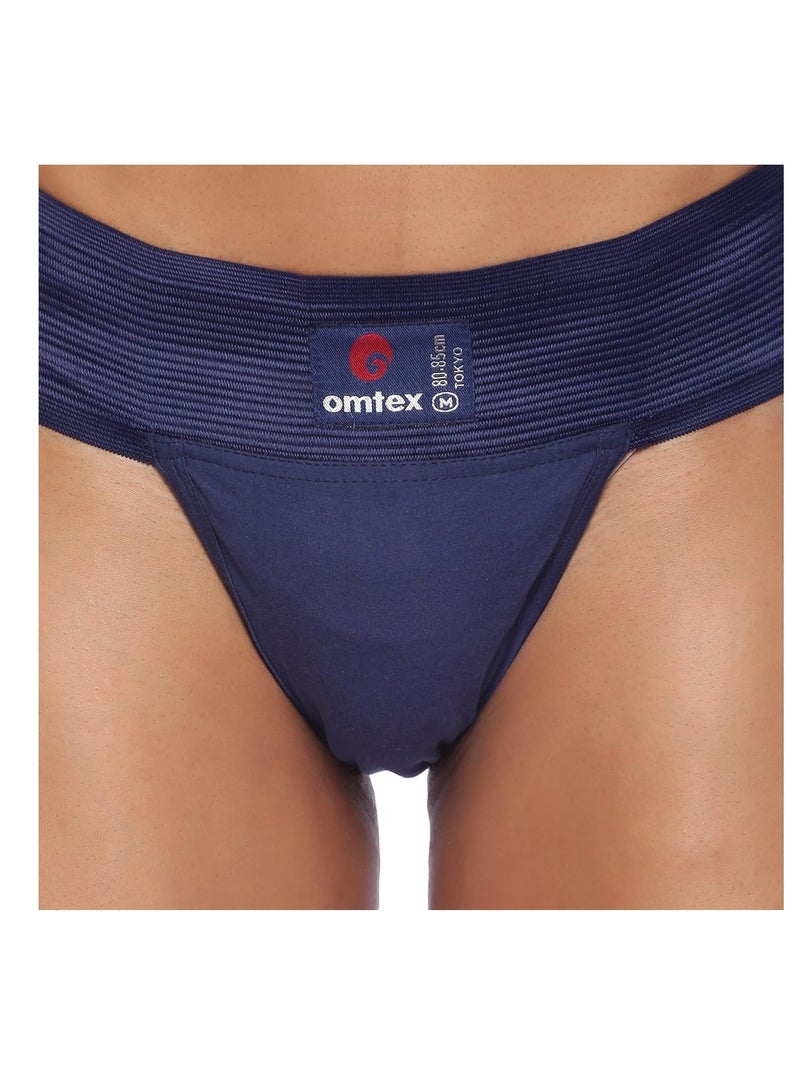 omtex Tokyo Cotton Supporter Back Covered for Men - Image 2