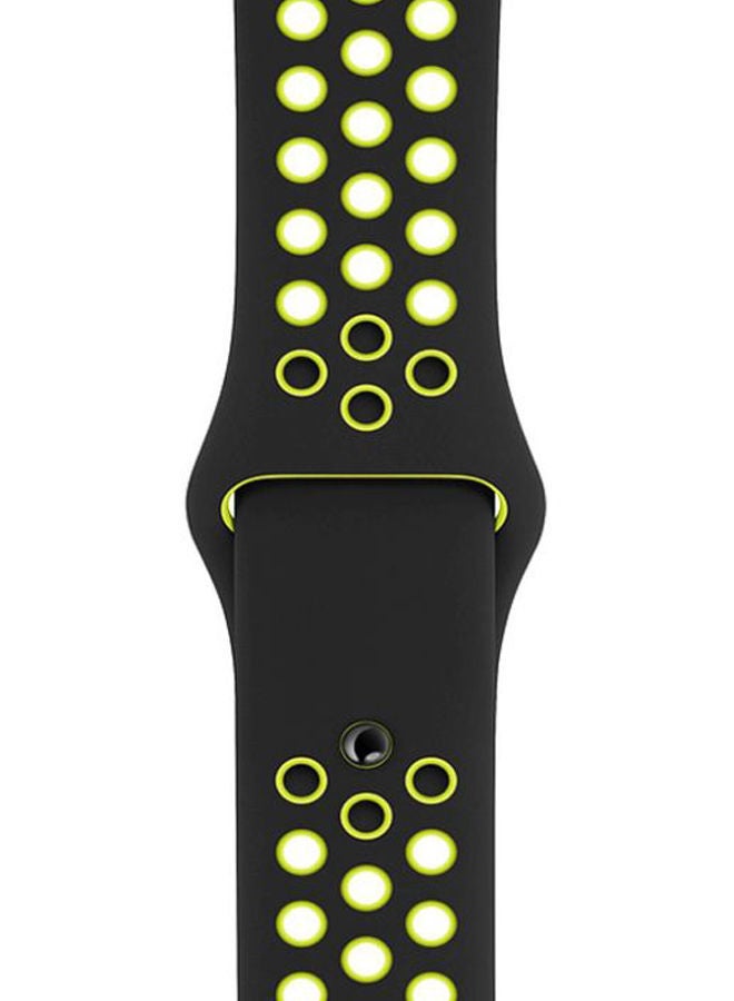 نيبمينينت سوار بديل لساعة هونر ماجيك 2 مقاس 46 مم أسود / أخضر نيوني - Image 2