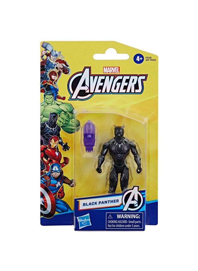 AVENGERS Marvel Avengers Epic Hero Series Black Panther Action Figure, 4-inch, Super Hero Toys For Kids Ages 4 and Up  - Image 2