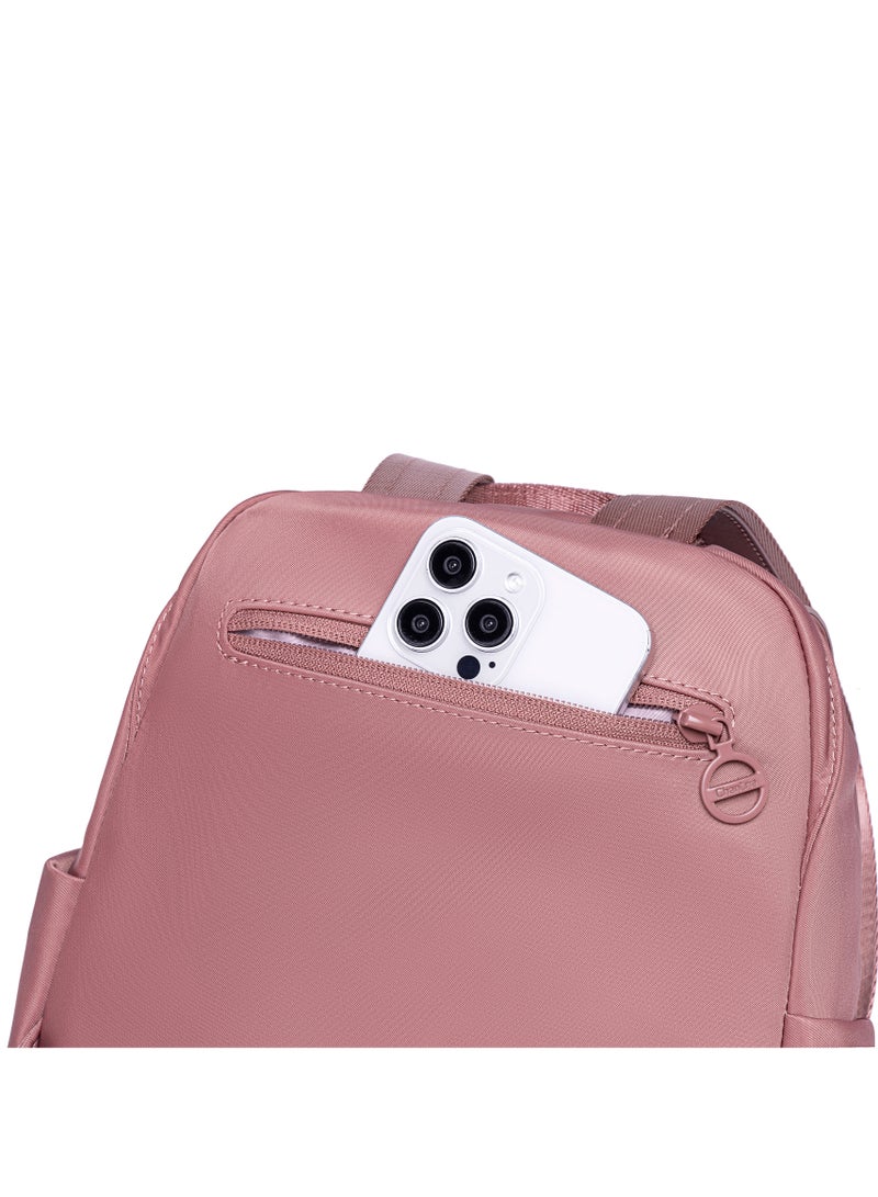 Chantria Premium Casual Backpack Water Resistant Multifunctional Anti-Theft Women Daypack with independent Laptop Compartment, CB00621- Nostalgia Rose - Image 4