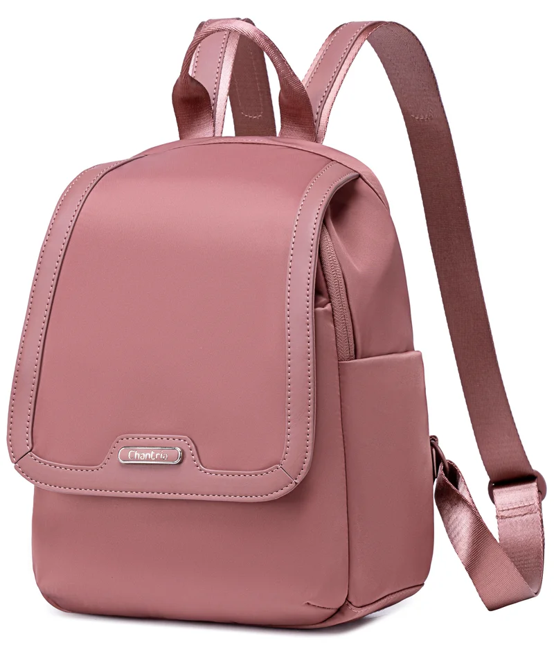 Chantria Premium Casual Backpack Water Resistant Multifunctional Anti-Theft Women Daypack with independent Laptop Compartment, CB00621, Nostalgia Rose